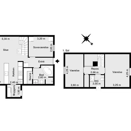 Willa Hyggeligt Taet Pa Vandet I Bro